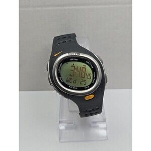 Nike Triax V10 Y2K Digital Running Sport Watch Only Gray 100 Lap New Battery